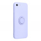 Kryt Silicone ring na Apple iPhone SE 2022 5G Fialový (Violet)