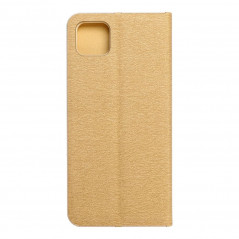 Peňaženkové puzdro LUNA Book Gold na Samsung Galaxy A22 5G Elegant Zlatý