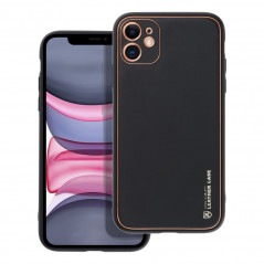Kryt Leather na Apple iPhone 11 Čierny
