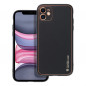 Kryt Leather na Apple iPhone 11 Čierny