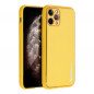 Kryt Leather na Apple iPhone 11 Pro Žltý