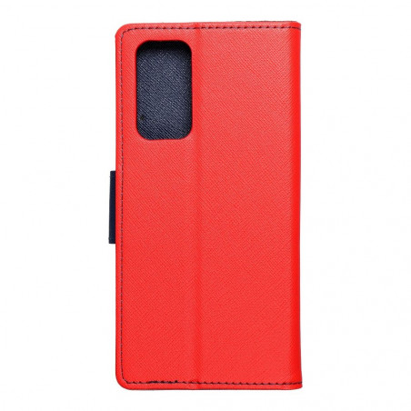 Peňaženkové puzdro Fancy Book na XIAOMI Mi 10T Pro 5G Červený / Námornícka modrá