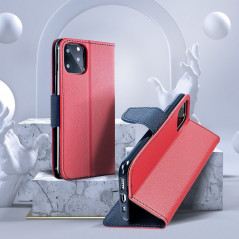 Peňaženkové puzdro Fancy Book na XIAOMI Mi 10T 5G Červený / Námornícka modrá