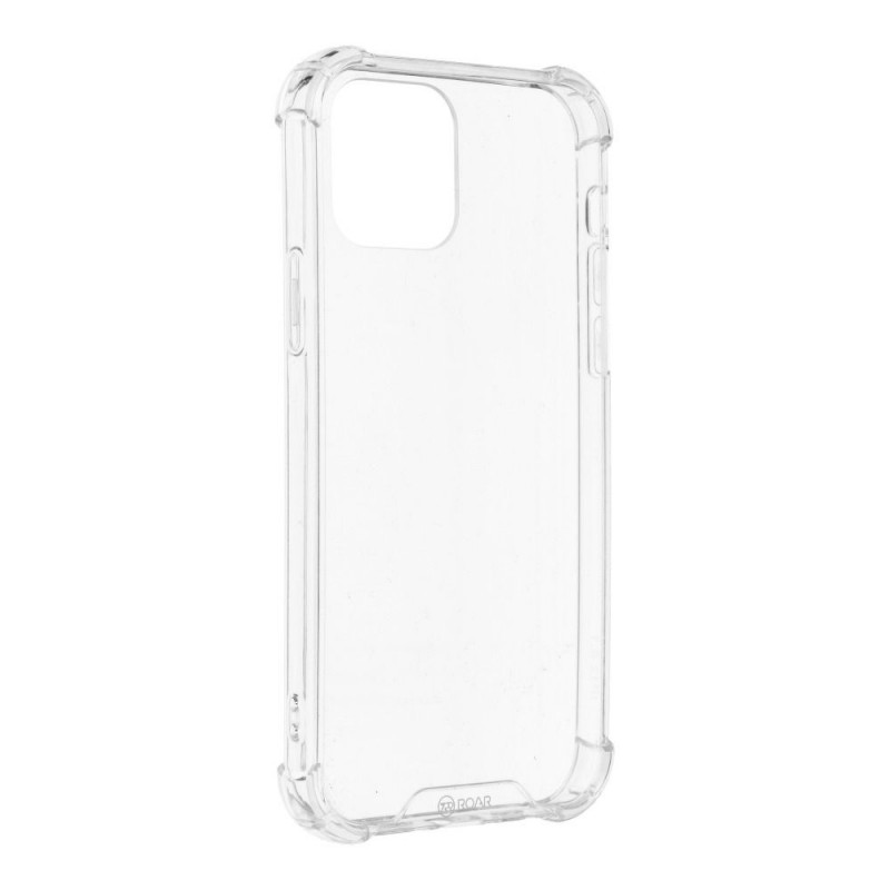 Kryt Roar Armor Jelly na Apple iPhone 12 Prémiové puzdro  Transparentný 
