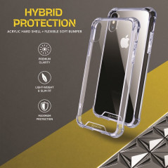 Kryt Roar Armor Jelly na Apple iPhone 12 Prémiové puzdro  Transparentný 
