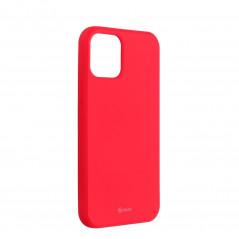 Kryt Roar Colorful Jelly na Apple iPhone 12 Pro Žiarivý ružový