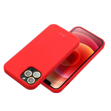 Kryt Roar Colorful Jelly na Apple iPhone 12 Pro Žiarivý ružový