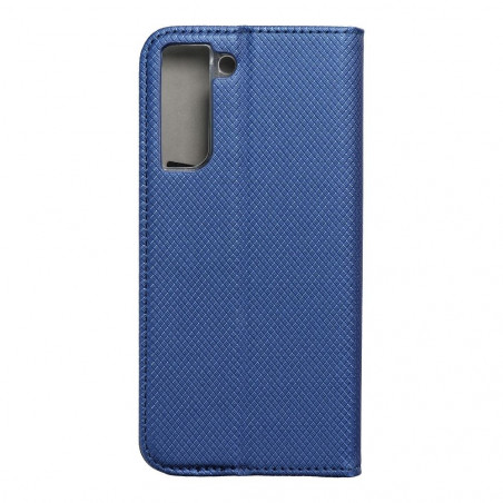 Peňaženkové puzdro Smart Case Book na Samsung Galaxy S21 FE 5G Tmavší modrý