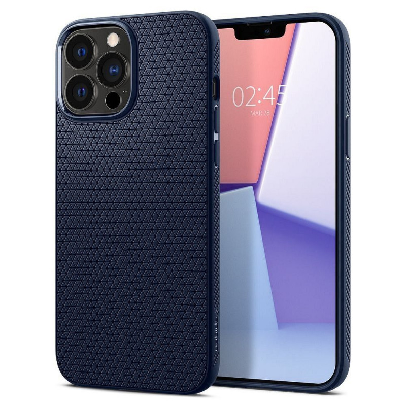 Kryt Spigen  Liquid Air na Apple iPhone 13 Pro Námornícka modrá