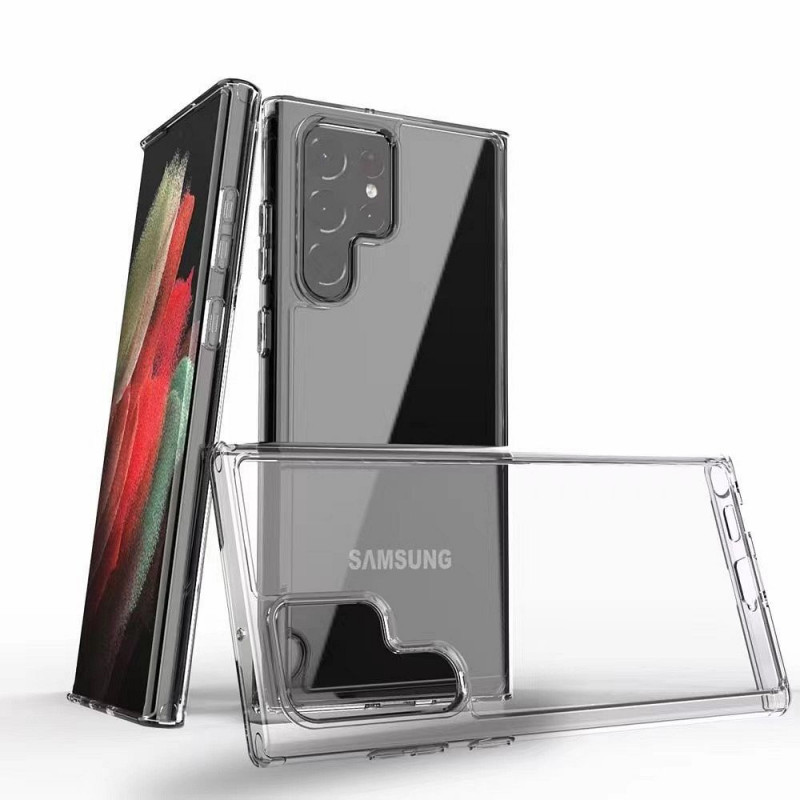 Kryt CLEAR 2mm BOX na Samsung Galaxy S22 Ultra Transparentný