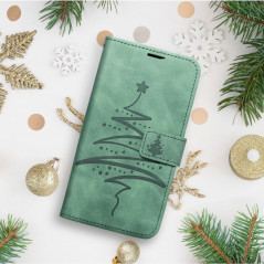Peňaženkové puzdro MEZZO Book na XIAOMI Redmi Note 10 Strom  Zelený