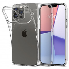 Kryt Spigen Liquid Crystal na Apple iPhone 13 Pro Krištáľovo čistý Transparentný