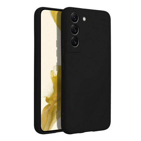 Kryt Silicone na Samsung Galaxy S22 Elegant Čierny