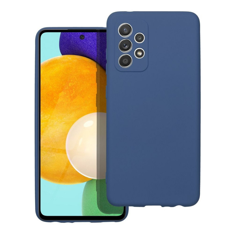Kryt Silicone na Samsung Galaxy A52 LTE Elegant  Modrý