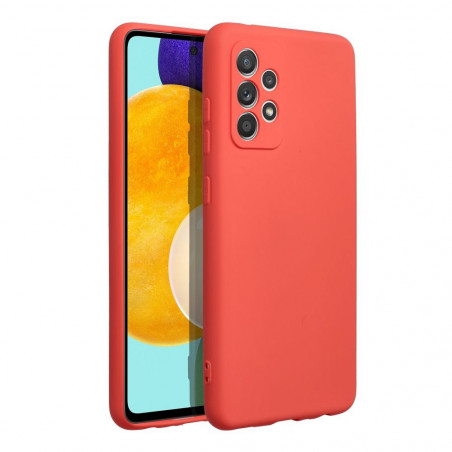 Kryt Silicone na Samsung Galaxy A52 5G Elegant Broskyňový