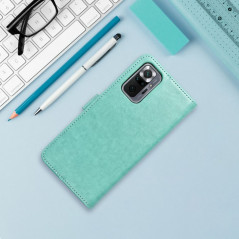 Peňaženkové puzdro MEZZO Book na XIAOMI Poco M3 Pro 5G Mandala  Zelený