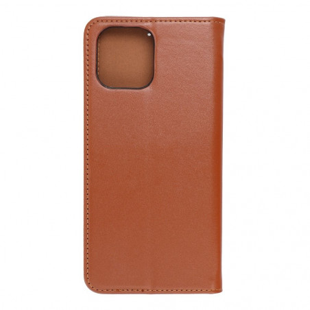 Peňaženkové puzdro Leather case SMART PRO na Apple iPhone 12 Pro Max Elegant  Hnedý
