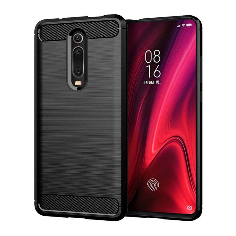 Kryt Carbon na XIAOMI Poco M3 Elegant  Čierny