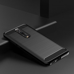 Kryt Carbon na XIAOMI Poco M3 Elegant  Čierny