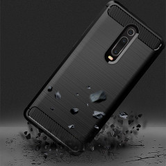 Kryt Carbon na XIAOMI Poco M3 Elegant  Čierny