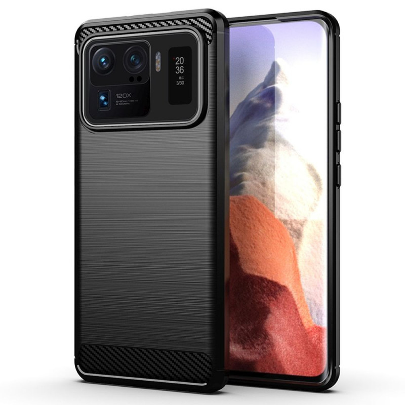 Kryt Carbon na XIAOMI Mi 11 Ultra Elegant  Čierny