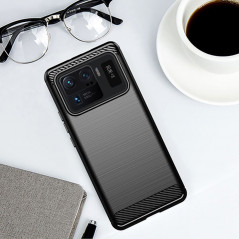Kryt Carbon na XIAOMI Mi 11 Ultra Elegant  Čierny