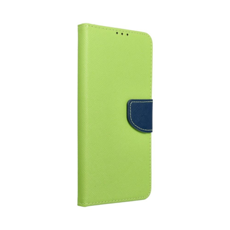 Peňaženkové puzdro Fancy Book na Nokia 2.3 Limetkovo zelený / Námornícka modrá