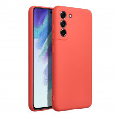 Kryt Silicone na Samsung Galaxy S21 FE 5G Elegant Broskyňový
