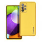 Kryt Leather na Samsung Galaxy A52s 5G Žltý