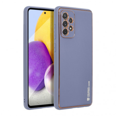 Kryt Leather na Samsung Galaxy A52 5G Modrý