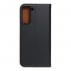 Peňaženkové puzdro Leather case SMART PRO na Samsung Galaxy S21 FE 5G Elegant Čierny