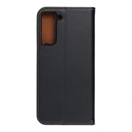 Peňaženkové puzdro Leather case SMART PRO na Samsung Galaxy S21 FE 5G Elegant Čierny