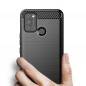 Kryt Carbon na Oppo A53s Elegant  Čierny