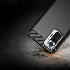 Kryt Carbon na XIAOMI Poco M3 Pro Elegant  Čierny