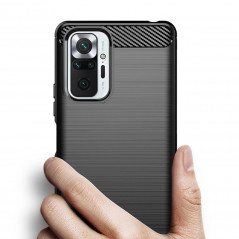 Kryt Carbon na XIAOMI Poco M3 Pro Elegant  Čierny