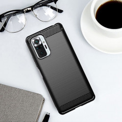 Kryt Carbon na XIAOMI Poco M3 Pro 5G Elegant  Čierny
