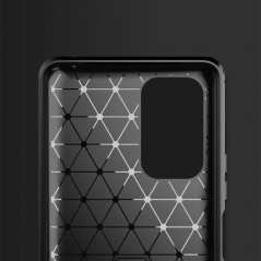 Kryt Carbon na XIAOMI Redmi Note 10 Pro Max Elegant  Čierny