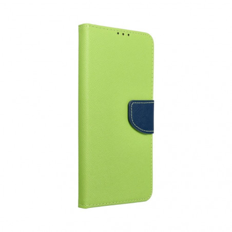 Peňaženkové puzdro Fancy Book na XIAOMI Mi 10T Lite 5G Limetkovo zelený / Námornícka modrá