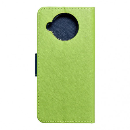 Peňaženkové puzdro Fancy Book na XIAOMI Mi 10T Lite 5G Limetkovo zelený / Námornícka modrá