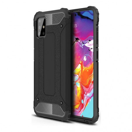 Tvrdený kryt Armor na Samsung Galaxy A51 LTE Čierny
