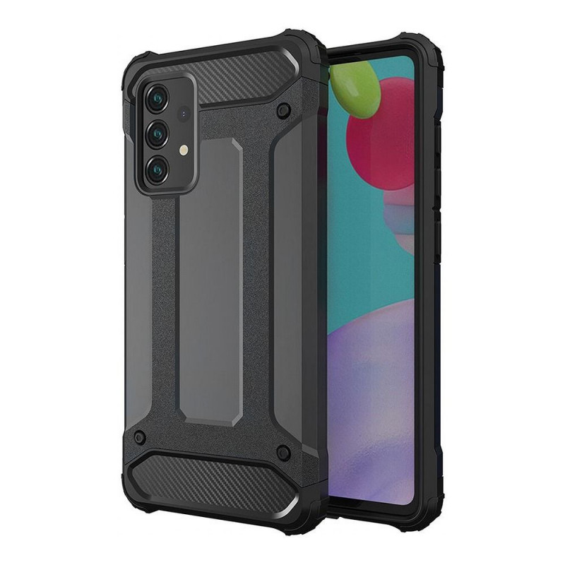 Tvrdený kryt Armor na Samsung Galaxy A52 LTE Čierny