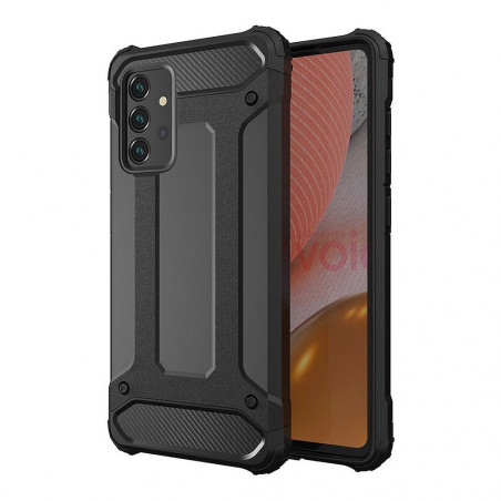 Tvrdený kryt Armor na Samsung Galaxy A72 LTE Čierny