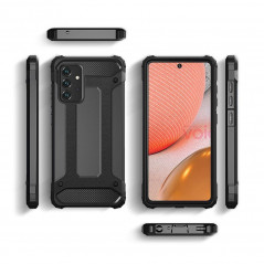 Tvrdený kryt Armor na Samsung Galaxy A72 LTE Čierny