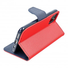 Peňaženkové puzdro Fancy Book na XIAOMI Poco M3 Pro Červený / Námornícka modrá