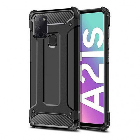Tvrdený kryt Armor na Samsung Galaxy A21s Čierny