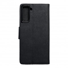 Peňaženkové puzdro Fancy Book na Samsung Galaxy S21 Plus 5G Čierny