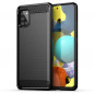 Kryt Carbon na Samsung Galaxy A51 LTE Elegant  Čierny