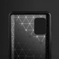 Kryt Carbon na Samsung Galaxy A51 LTE Elegant  Čierny