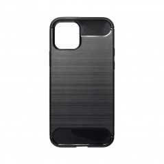 Kryt Carbon na Apple iPhone 12 Pro Elegant  Čierny