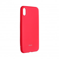 Kryt Roar Colorful Jelly na Apple iPhone XS Žiarivý ružový